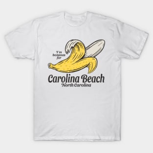 Carolina Beach, NC Summertime Vacationing Going Bananas T-Shirt